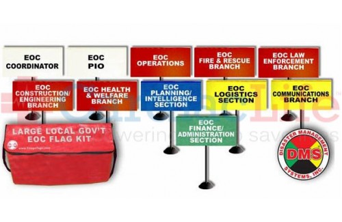DMS-05761 EOC Flag Kit for Large Local Government - 11 Flags